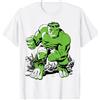 Marvel The Incredible Hulk Retro Comic Art Maglietta
