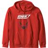 Marvel Avengers Iron Man Stark Industries Felpa con Cappuccio