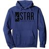 DC Comics Flash Star Labs Logo Black Felpa con Cappuccio