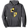 Harry Potter Hufflepuff Shield Felpa con Cappuccio