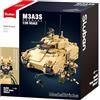 Sluban M3A3S Bradley, set di costruzione militare, 905 pezzi, scala 1/35, con 4 figurine, per bambini dai 6 ai 12 anni