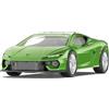 Siku 1130 Lamborghini Temerario, supersportiva nel tipico verde Lamborghini, carrozzeria in metallo, macchinina per bambini e appassionati di auto sportive