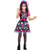 WILBERS & WILBERS - Costume da bambino Giorno dei Morti | Abito di Halloween con cerchietto, outfit Dia de los Muertos