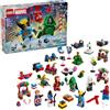 LEGO | Marvel Calendario dell'Avvento 2026 - Giochi per Bambini 6+ per il Countdown di Natale - 24 Sorprese a Tema Supereroi Incluse 6 Minifigure, un Aereo Giocattolo e un'Auto - Regalo per Fan 76340