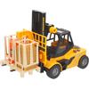 ColorBaby Speed & Go - Carrello elevatore per giocattolo, carrelli elevatori, con luci e suoni, sistema di attrito, scala 1:16, 10 x 26 x 14 cm, auto per bambini +3 anni, veicoli costruzione (47976)