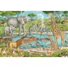 Schmidt 55753 - Puzzle con animali dell'Africa, 60 pezzi