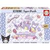 Educa - Puzzle da 100 pezzi per adulti | Puzzle in legno Kuromi | Dimensioni: 68 x 48 cm | Età 14+ (20509)