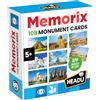 HEADU - Memorix 108 Monument Cards - Gioco di Memoria sui Monumenti del Mondo| Memory con 108 Carte,Allena Osservazione e Concentrazione, Gioco Educativo Bambini 5-7 Anni, Regalo Bambini,Made In Italy