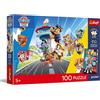 Trefl - Paw Patrol, Dog Adventure - 100 pezzi - Puzzle colorato con i personaggi della serie, da comporre, poster esclusivo incluso, divertimento per bambini dai 5 anni in su