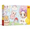 Trefl - Little Animals - 160 pezzi - Puzzle colorati con animali, divertimento per bambini dai 6 anni in su