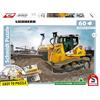 Schmidt Spiele 56549 Liebherr, bulldozer PR736, puzzle per bambini in cartone erboso, 60 pezzi, Multicolore