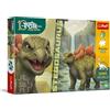 Trefl - The Treflik Family, Inspired By Dino World, Stegosaurus - 100 pezzi - Puzzle colorato con dinosauri, intrattenimento creativo, divertimento per bambini dai 5 anni in su
