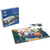 Miniland FC Barcelona - Puzzle per Bambini da 24 Pezzi dai 3 Anni - Illustrazione della Foto Ufficiale della Squadra - Gioco Educativo per Motricità e Logica - Licenza Ufficiale Barça