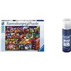 Ravensburger Puzzle 2000 Pezzi, Miracoloso Mondo Dei Libri, Collezione Fantasy, Jigsaw Puzzle Per Adulti, Puzzle Stampa Di Alta Qualita & Italy 17954 Colla Per Puzzle, 17954
