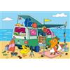 Schmidt Spiele 56572-Puzzle da 100 pezzi per bambini, motivo: Il topo, Campeggio, 56572