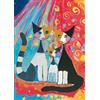 Schmidt 58659 Happy Cat Family, Rosina Wachtmeister, puzzle da 1000 pezzi