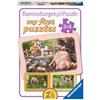 Ravensburger Puzzle per bambini Ravensburger - 05679 Lotta on the farm - Il mio primo puzzle per bambini dai 2,5 anni in su, con 3x6 pezzi