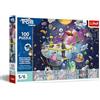 Trefl - The Treflik Family, Bert nello spazio - 100 pezzi - Puzzle colorato con i personaggi del cartone animato. Collezionali tutti! Per bambini dai 5 anni in su