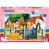 Schmidt Spiele 56187 Bibi e Tina su Martins HOF Puzzle, 100 Pezzi