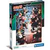Clementoni- Naruto Shippuden Shippuden-1000 Pezzi, Verticale, Divertimento per Adulti, Puzzle Manga, Anime, Made in Italy, Multicolore, 39834