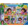 Ravensburger - Puzzles Dora 4 Pack | Puzzle Bambini 4 Anni In Su | Regalo Bambina 4 Anni Femmina E Uomo In Su 42 Pezzi | Puzzle Bambini 36 X 26 Cm | Puzzles Ravensburger