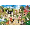 Schmidt Animal Club, Bauernhoftiere. Puzzle 60 Teile: Kinderpuzzle Standard 60 Teile