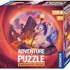 Kosmos 684853 Adventure Puzzle nelle profondità del Vulcano, 258 Pezzi, Puzzle Avventura interattivo per Bambini dai 8 Anni in su, scopri la Storia dell'avventura con Ogni Pezzo del Puzzle