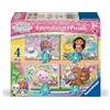 Ravensburger - Puzzle 4 in a Box: Gabby's Dollhouse, Puzzle Bambini 3 Anni, 19x 14 Cm, Regalo Bambina 3 Anni E Bambino