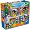 Ravensburger - Dora, Puzzle 3+ Anni, 4 Puzzle Progressivi Da 12-24 Pezzi | 4 puzzle progressivi a tema Dora da 12, 16, 20 e 24 pezzi, giochi educativi e divertenti, ideali come regalo dai 3 anni.