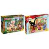 Liscianigiochi Lisciani Giochi - Masha Puzzle Maxifloor 24, Una Buona Giornata! Puzzle per Bambini, Multicolore, 86092 & Bing Facciamo Festa Gicoco per Bambini-Puzzle, 24 Pezzi, Multicolore, 77960