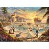 Schmidt 58036 Thomas Kinkade, Disney, The Little Mermaid Celebration of Love, Puzzle da 1000 Pezzi