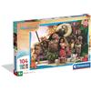 Clementoni - Puzzle per Bambini 104 Pezzi Supercolor, per Bambini 6+ Anni, Illustrazione Disney Moana 2, Idea Regalo, Made in Italy, 37,9x26,9 cm, 61436