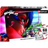 Nathan - Puzzle per bambini - 60 pezzi - Miraculous Ladybug - Bambina o bambino a partire dai 6 anni - Puzzle Premium - Cartone spesso e robusto - Super Heroes - 86181