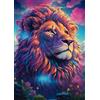 Schmidt Spiele 59783-Puzzle da 1000 Pezzi, Motivo: Leone nel Vento dei Colori, Multicolore, 59783