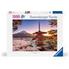 Ravensburger - Puzzle 1000 Pezzi Ciliegi E Monte Fuji, Per Adulti 70x50cm | Puzzle 1000 pezzi foto, formato 70x50 cm, per adulti dai 14 anni e ideale come regalo originale.