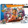 Nathan - Puzzle per bambini - 60 pezzi - Paw Patrol che salva i dinosauri - Ragazza o bambino a partire dai 6 anni - Puzzle di alta qualità - Cartone spesso e resistente - Action & Adventure - 86575