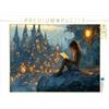 CALVENDO Puzzle Il castello delle fate - Ragazza legge un libro | 1000 pezzi Lege Dimensioni 64 x 48 cm Puzzle fotografico per ore felici