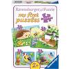 Ravensburger Puzzle per bambini Ravensburger - 06952 Sweet garden dwellers - il mio primo puzzle da 2,4,6,8 pezzi - puzzle per bambini dai 2 anni in su