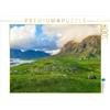 CALVENDO Puzzle Uttakleiv Spiaggia alla luce della sera, Lofoten | 1000 pezzi Lege-Dimensioni 64 x 48 cm Puzzle fotografico per ore felici