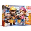 Trefl - Connect Squad, Connect Ivy -70 pezzi - Puzzle colorato con figurina e mattoncini inclusi, per bambini dai 5 anni in su