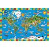 Schmidt - Mappamondo Puzzle per Bambini, 200 Pezzi