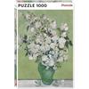 Piatnik Van Gogh 559846 - Vaso con rose bianche, 1000 pezzi, 68 x 48 cm, multicolore