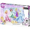 Nathan - Puzzle per bambini - 100 pezzi - Sparkling Princesses - Principesse Disney - Ragazza o bambino a partire dai 6 anni - Puzzle di alta qualità - Cartone spesso e resistente - 86720