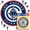 Iconic Puzzles - Los Angeles Clippers, Logo, Puzzle di Legno con licenza ufficiale NBA, 100% sostenibile, regalo per adulti e bambini, taglia L, 500 Pz