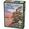 Cobble Hill 3840359 - Puzzle da 1000 pezzi con poster puzzle per adulti e bambini dai 12 anni in su, pittura paesaggistica, motivo natura