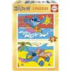Educa - Puzzle Stitch | Set di 2 puzzle per bambini da 48 pezzi | Consigliato per bambini di 4, 5 e 6 anni (20466)