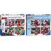 Ravensburger Puzzle Marvel Avengers, 4 Puzzle In A Box, 12-16-20-24 Pezzi, Puzzle Per Bambini, Età Consigliata 3+ Anni & Puzzle Spiderman, 4 Puzzle In A Box, 12-16-20-24 Pezzi, Per Bambini