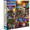 eeBoo - Puzzle quadrato Midnight Kitchen da 1.000 pezzi, 58 x 58 cm