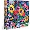EeBoo - Puzzle estivo, 1000 pezzi, motivo: mazzo quadrato