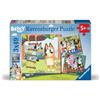 Ravensburger - Puzzle 3 x 49 Pezzi: Bluey, Puzzle Bambini 5 Anni, 21 X 21 Cm, Regalo Bambina 5 Anni E Bambino